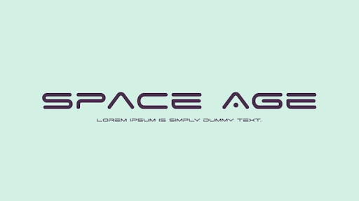 Space Age-Sci-Fi Font