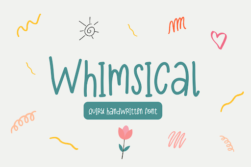 Whimsical Wonders-Kid Handwriting Font