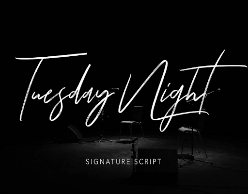 Tuesday Night Signature Font