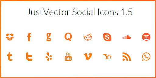 Just Vector Social icons