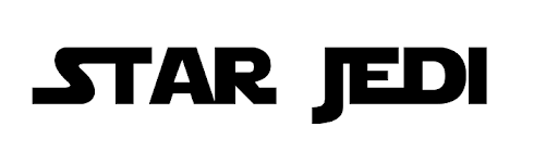 27. Star Jedi Font