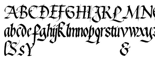 Flying Hollander Font-Gothic Font