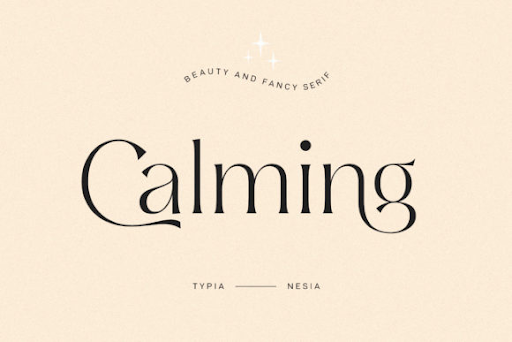 Calming – Elegant Aesthetic Serif Font