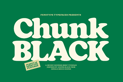 Chunk Slat Serif Typeface