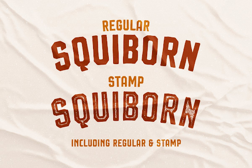 Squiborn – Logo Font