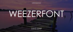 Weezer Font: Free Download - Y2K FONTS