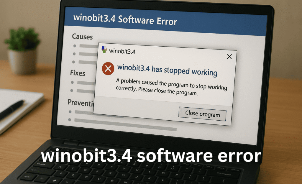 Fixing the Winobit 3.4 Software Error Simple, Trusted Steps